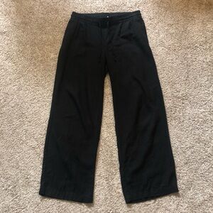 Old Navy linen blend wide leg drawstring pants